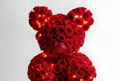 rose teddy bear