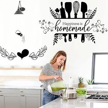 kitchen wall stickers decor flower