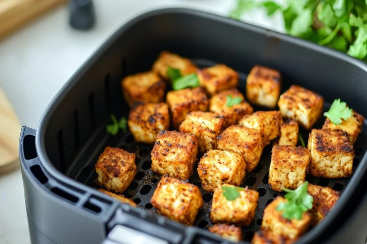 tofu croutons for soup air fryer