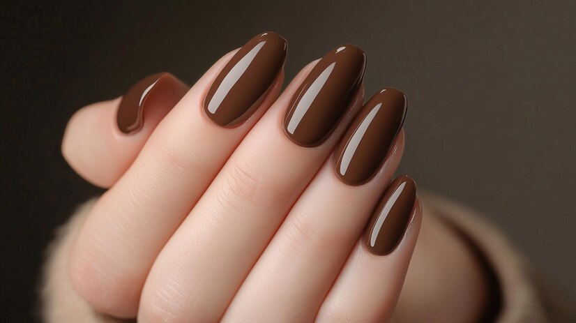 light brown nails