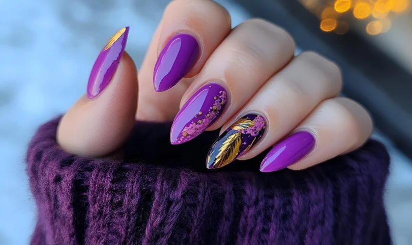 Nail Designs for Purple Nails